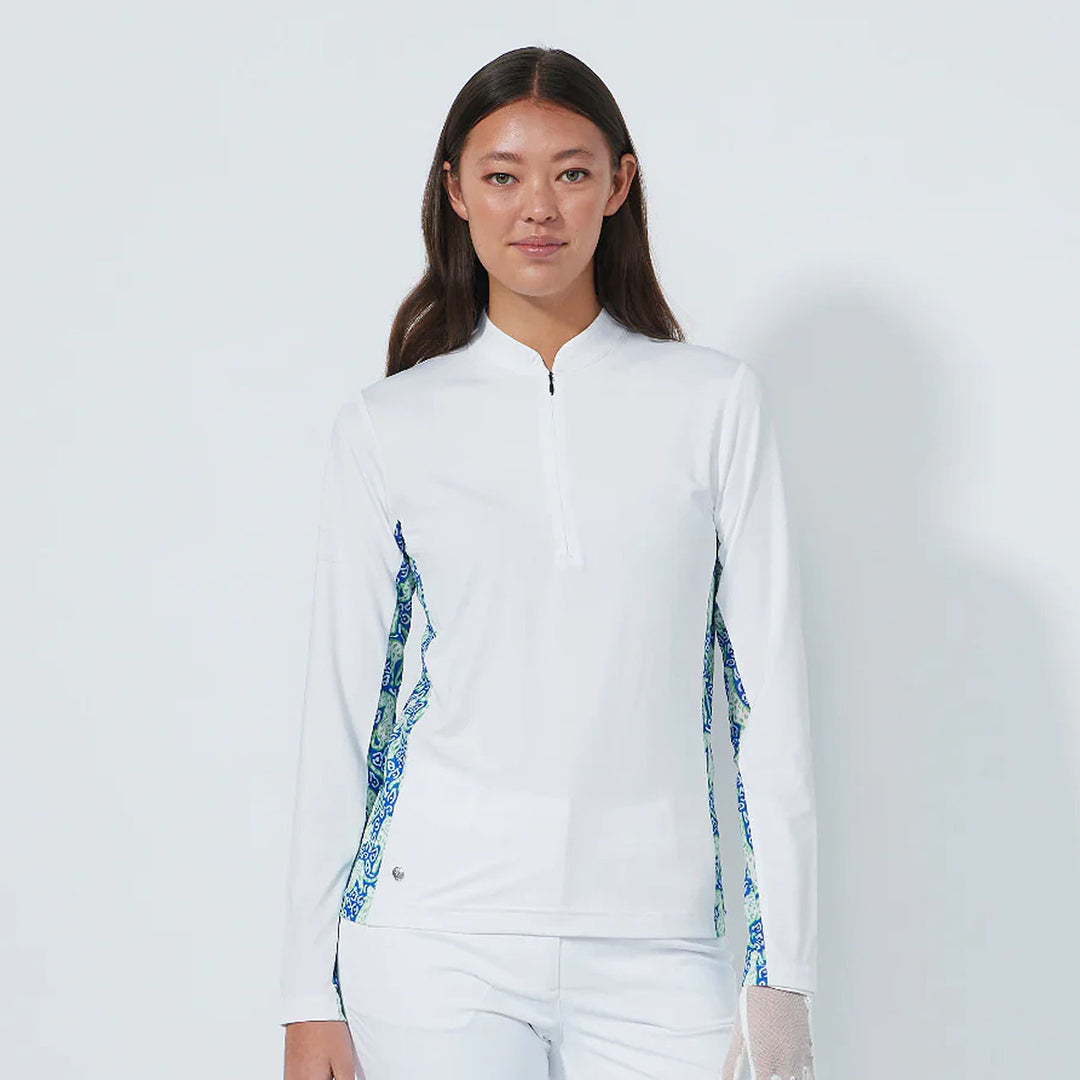 Daily Sports Breeze White Long Sleeve Half Neck [PS26]