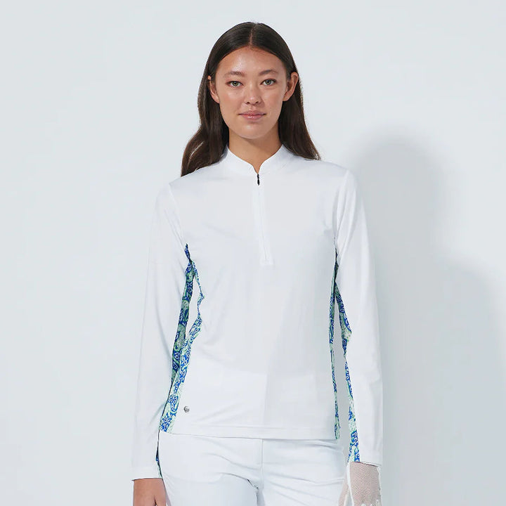 Daily Sports Breeze White Long Sleeve Half Neck [PS26]