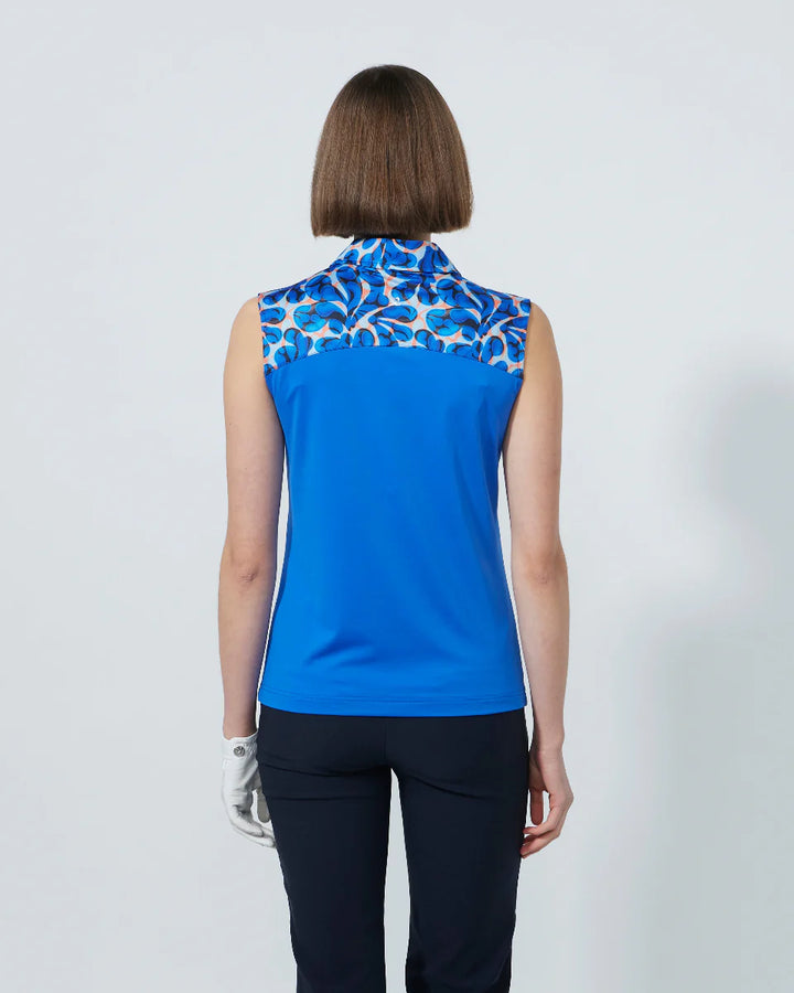 Daily Sports Organic Illusion Gathered Sleeveless Polo [PS26]