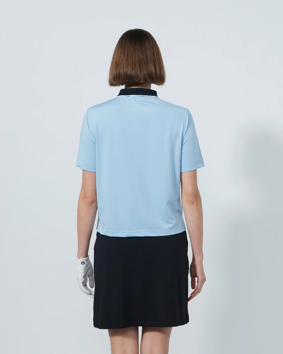 Daily Sports Cropped Breezy Blue Polo [PS26]
