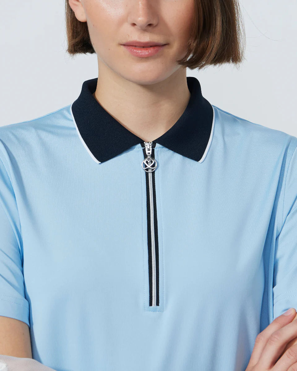 Daily Sports Cropped Breezy Blue Polo [PS26]