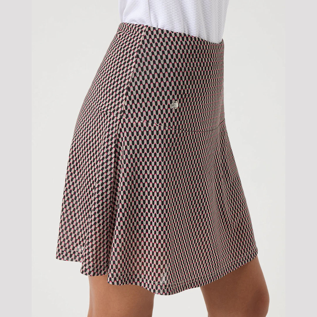 Daily Sports Breeze Abstract Wave Mesh Skort [2026]