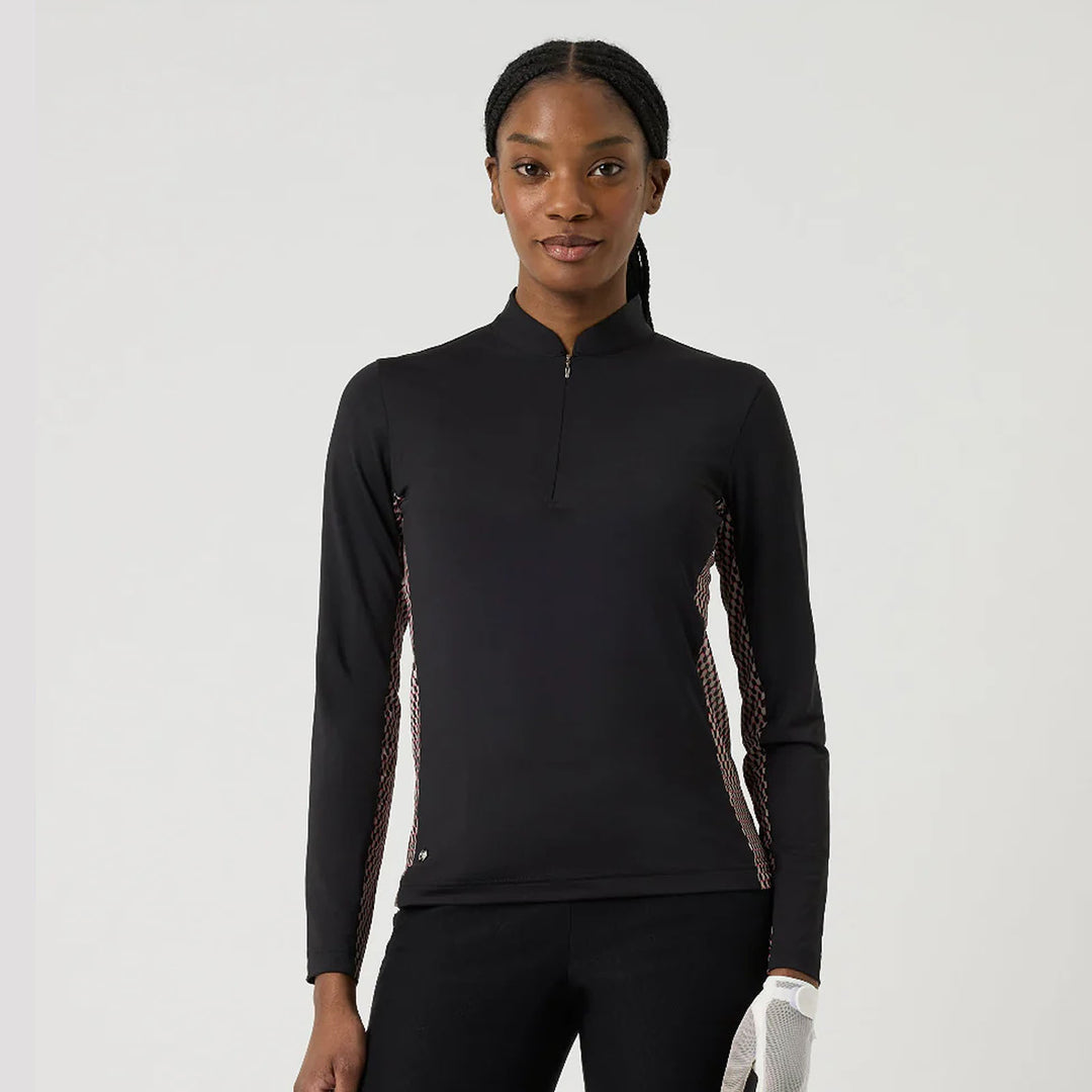 Daily Sports Breeze Black Long Sleeve Half Neck Mock [2026]