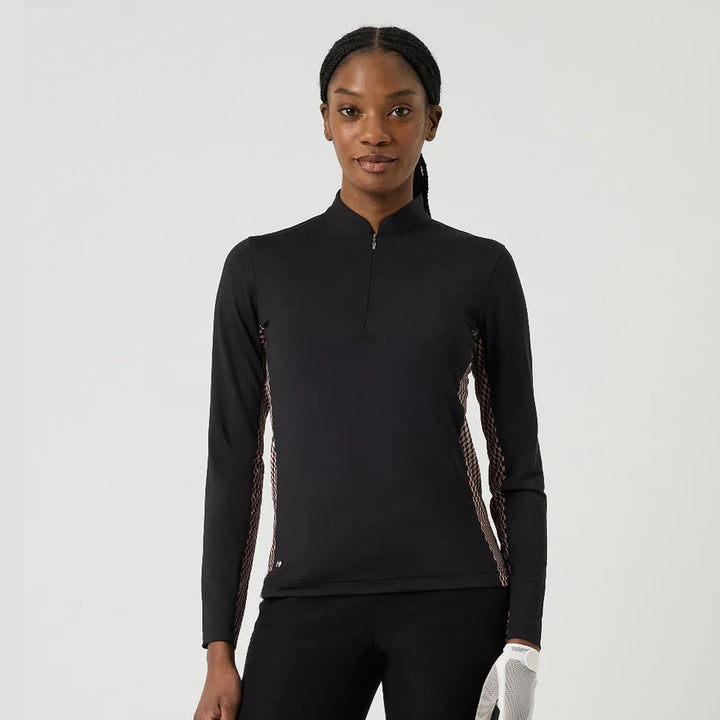 Daily Sports Breeze Black Long Sleeve Half Neck Mock [2026]