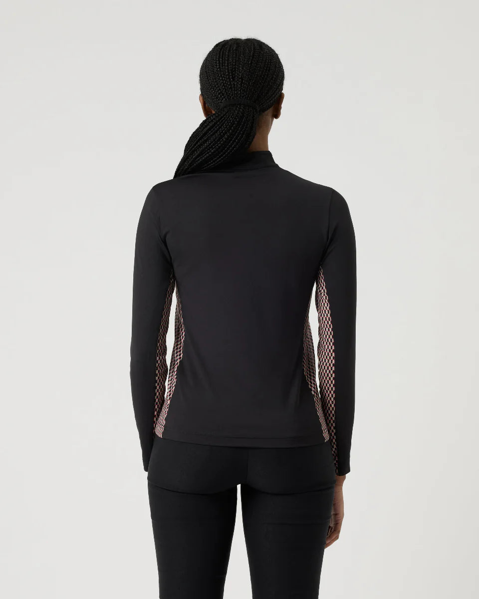 Daily Sports Breeze Black Long Sleeve Half Neck Mock [2026]