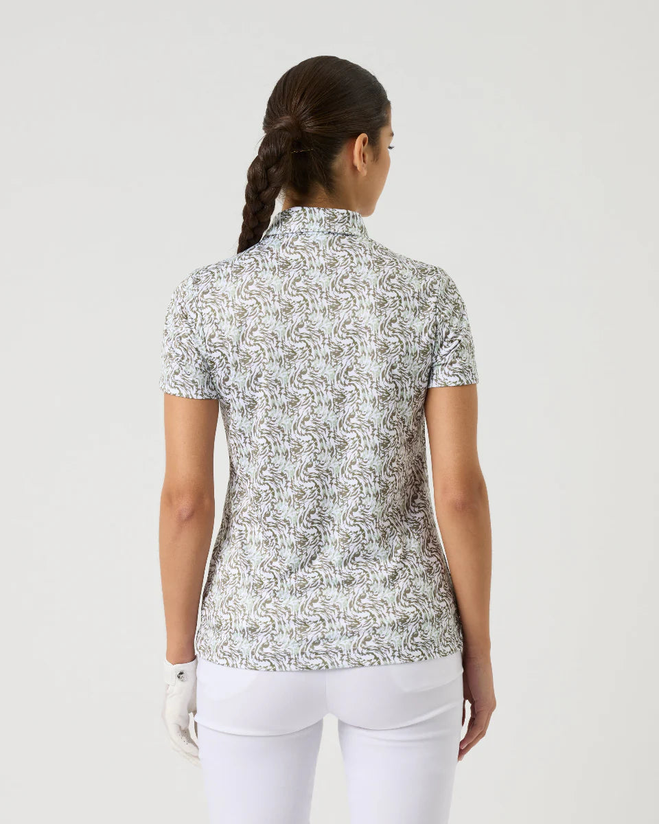 Daily Sports Abstract Swirl Short Sleeve Polo [SS26]