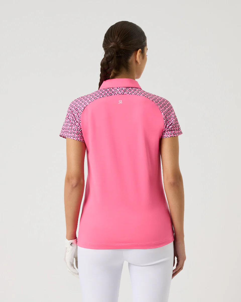 Daily Sports Geometric Palm Edge Cap Sleeve Polo [SS26]
