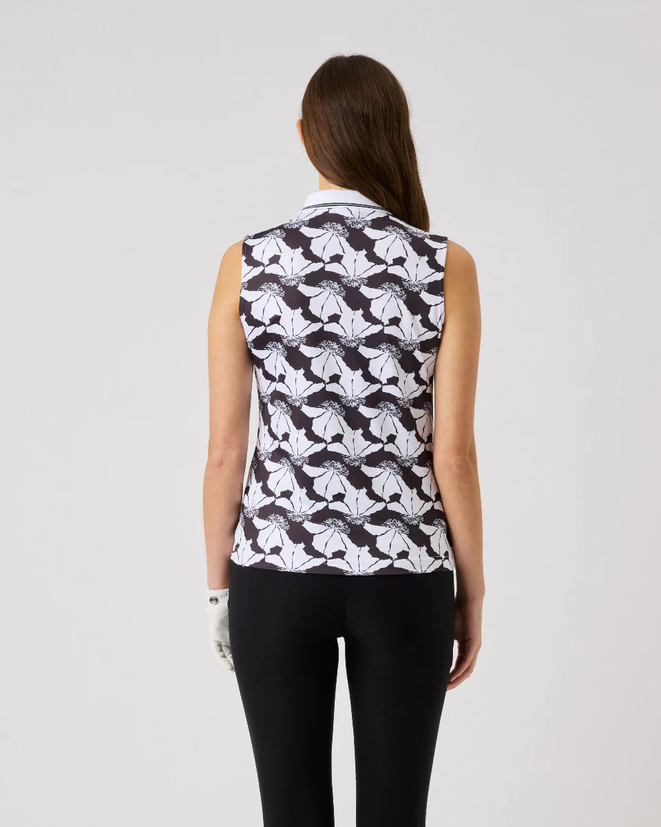 Daily Sports Night Flower Sleeveless Polo [SS26]