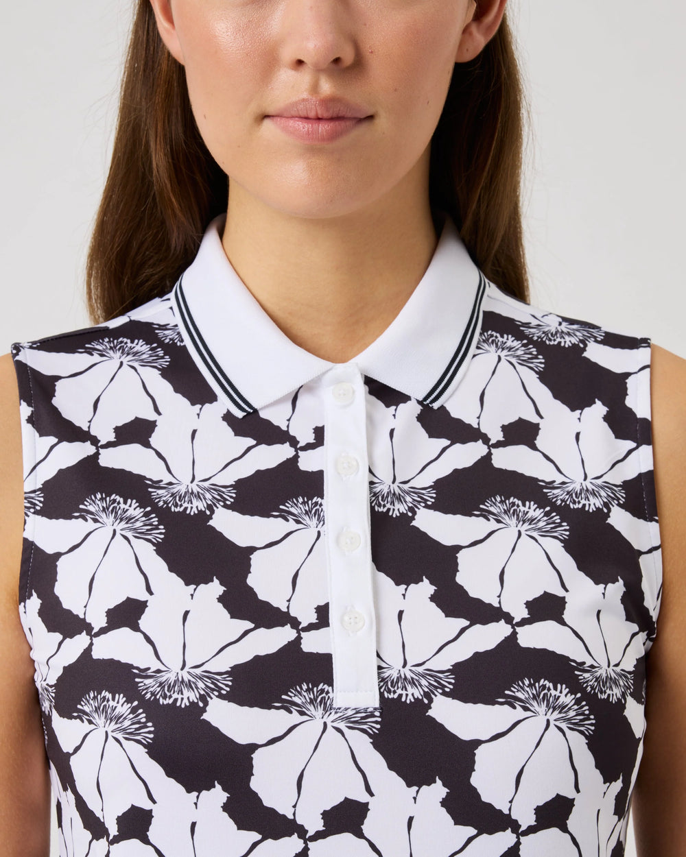 Daily Sports Night Flower Sleeveless Polo [SS26]