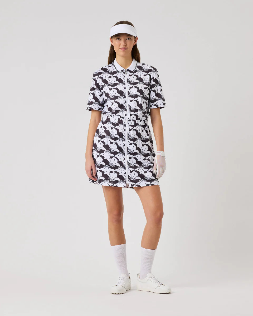Daily Sports Night Flower Half Sleeve Dress [SS26]
