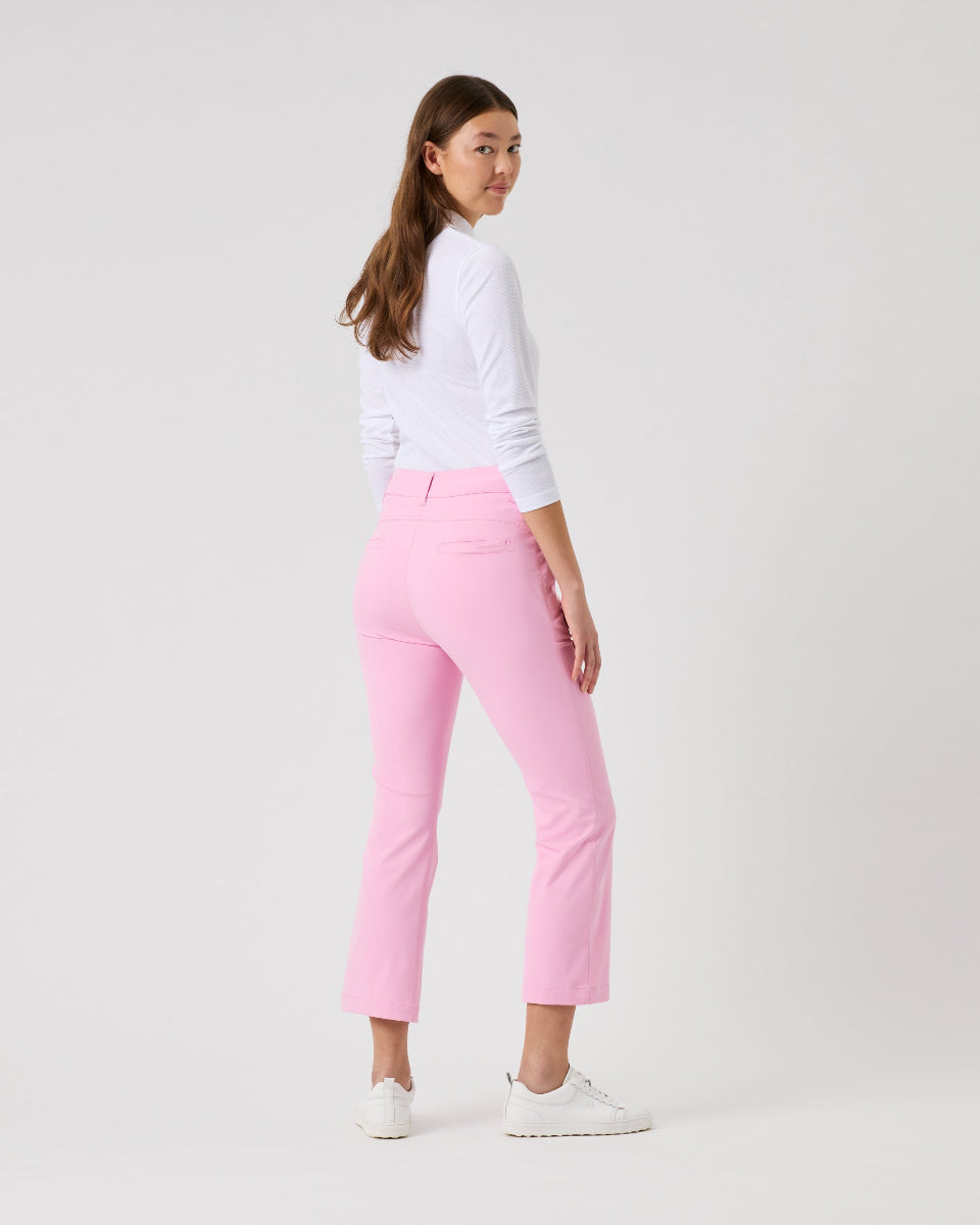 Daily Sports Flare Lyric Prism Pink Ankle Pants