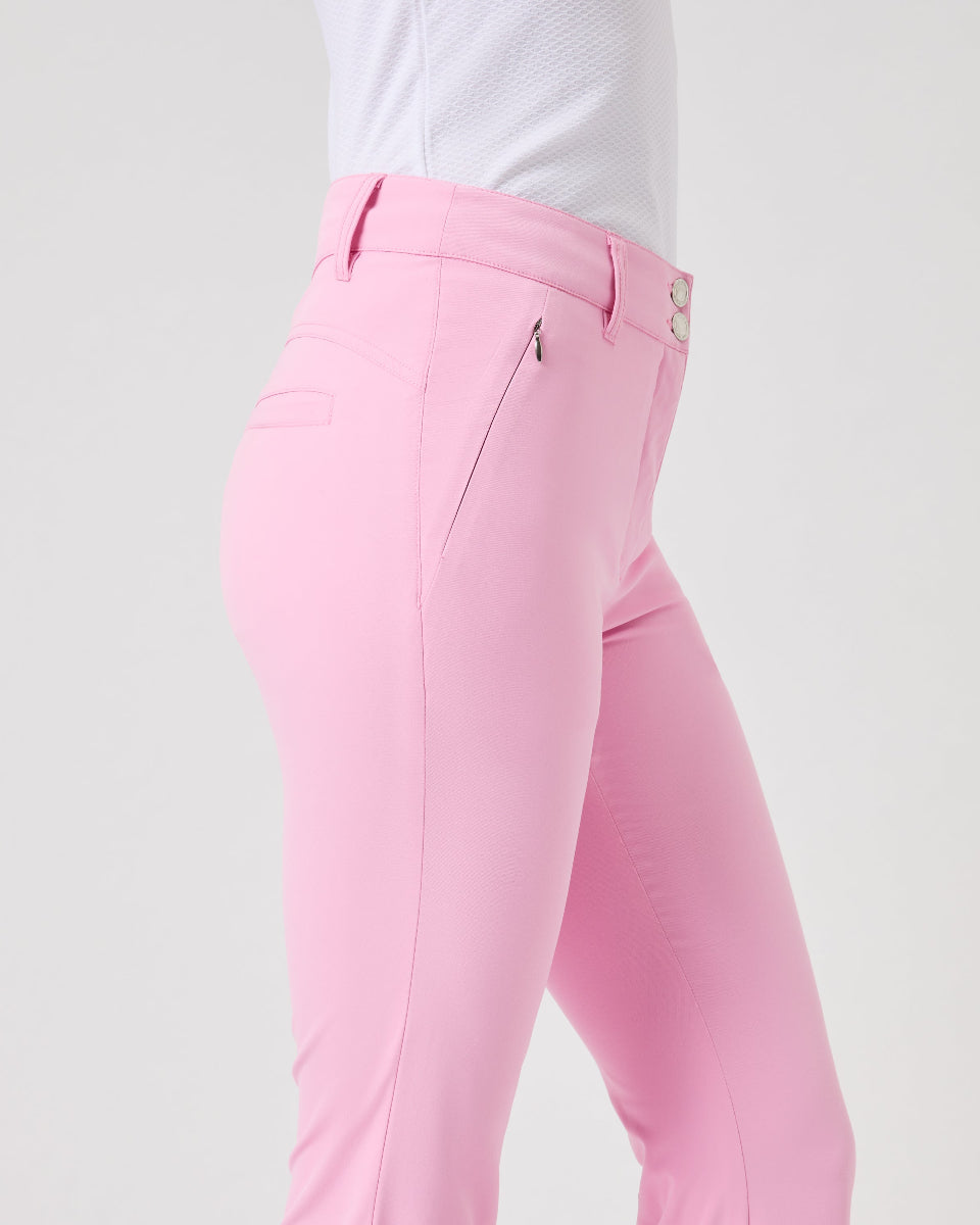 Daily Sports Flare Lyric Prism Pink Ankle Pants