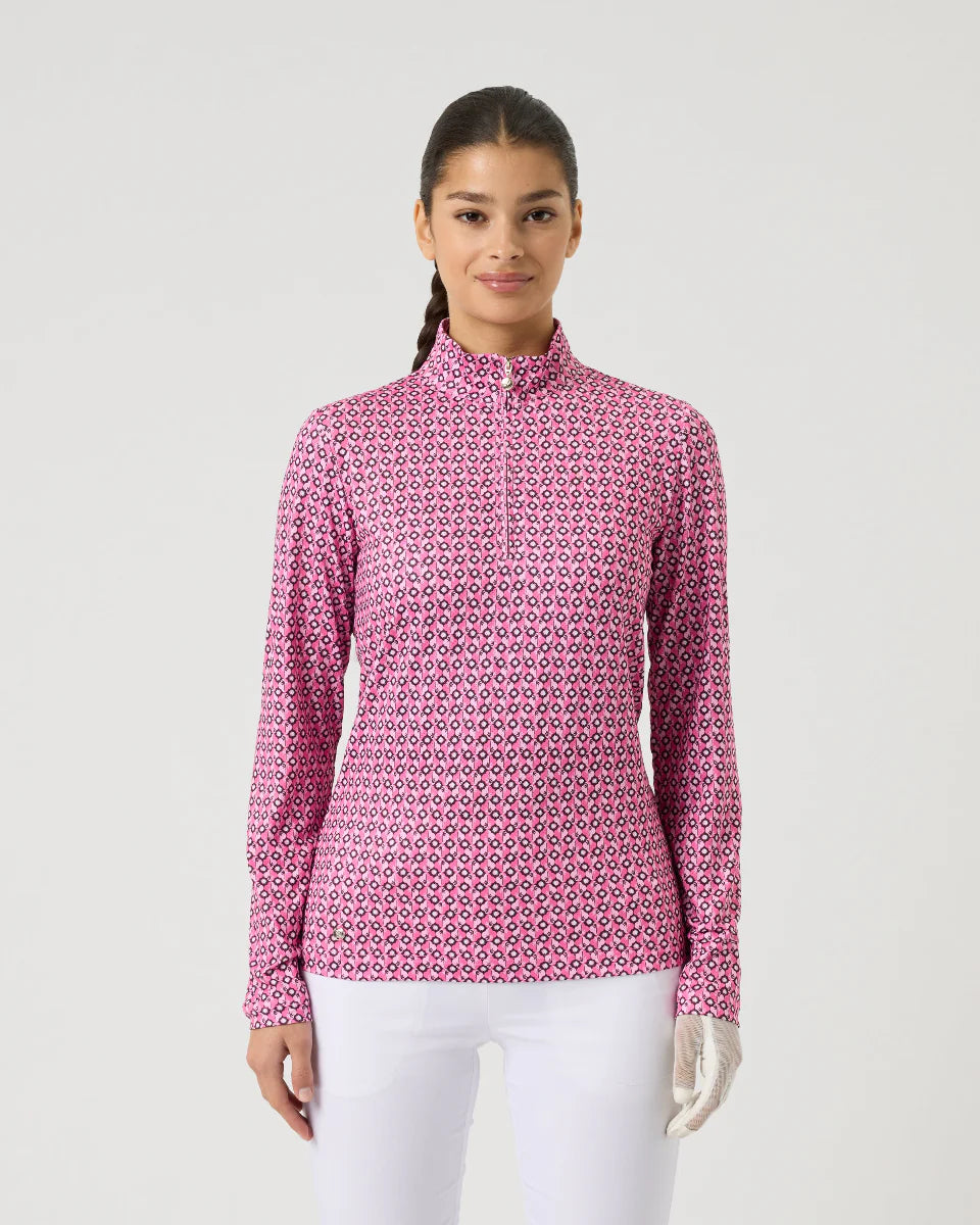 Daily Sports Sheermotion Geometric Palm LS Mock [SS26]