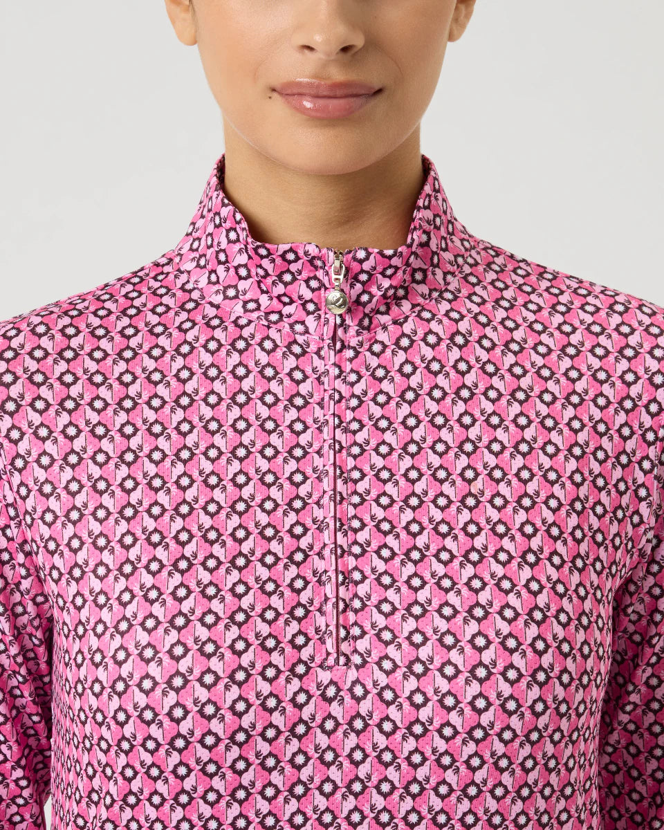 Daily Sports Sheermotion Geometric Palm LS Mock [SS26]
