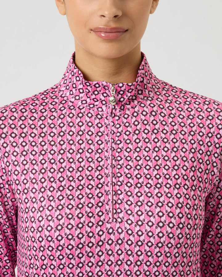 Daily Sports Sheermotion Geometric Palm LS Mock [SS26]