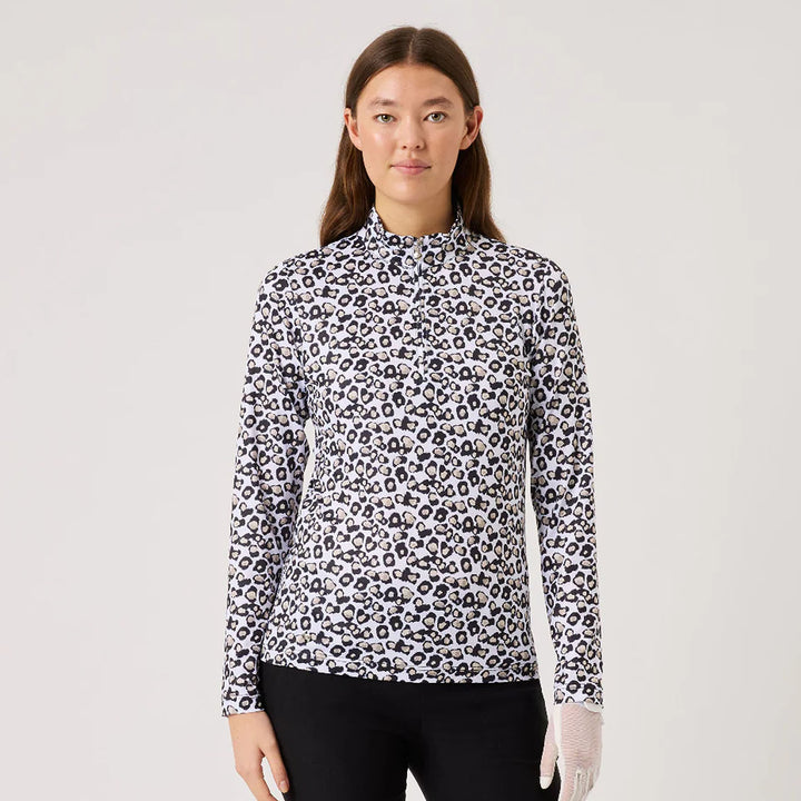 Daily Sports Sheermotion Leo Contrast Long Sleeve Mock [SS26]
