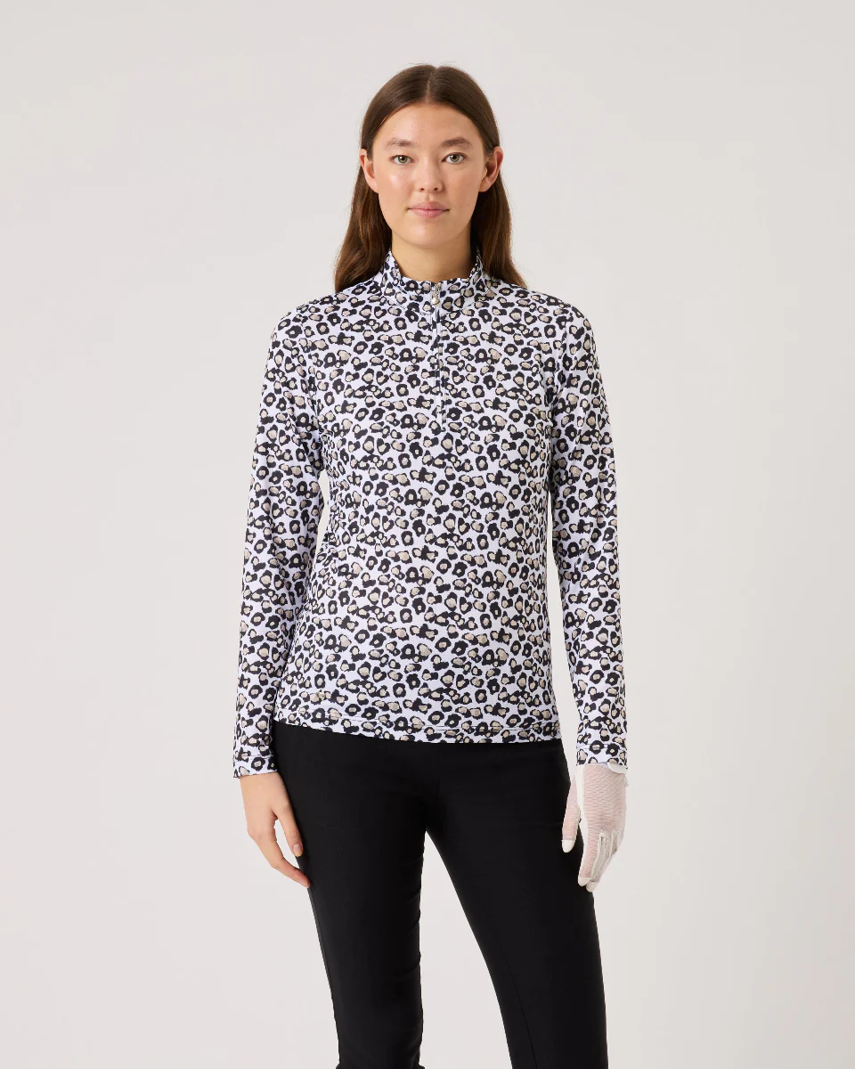 Daily Sports Sheermotion Leo Contrast Long Sleeve Mock [SS26]