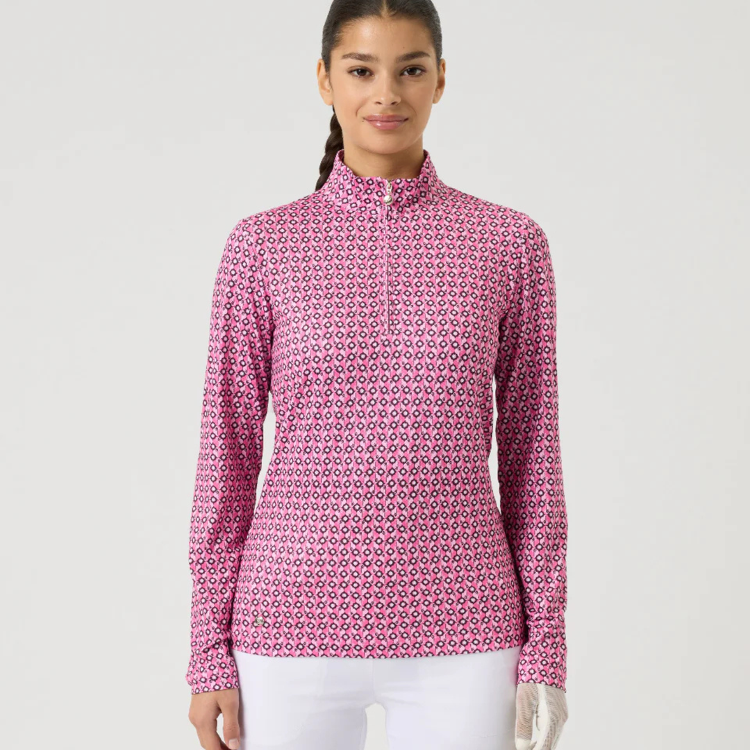 Daily Sports Sheermotion Geometric Palm LS Mock [SS26]