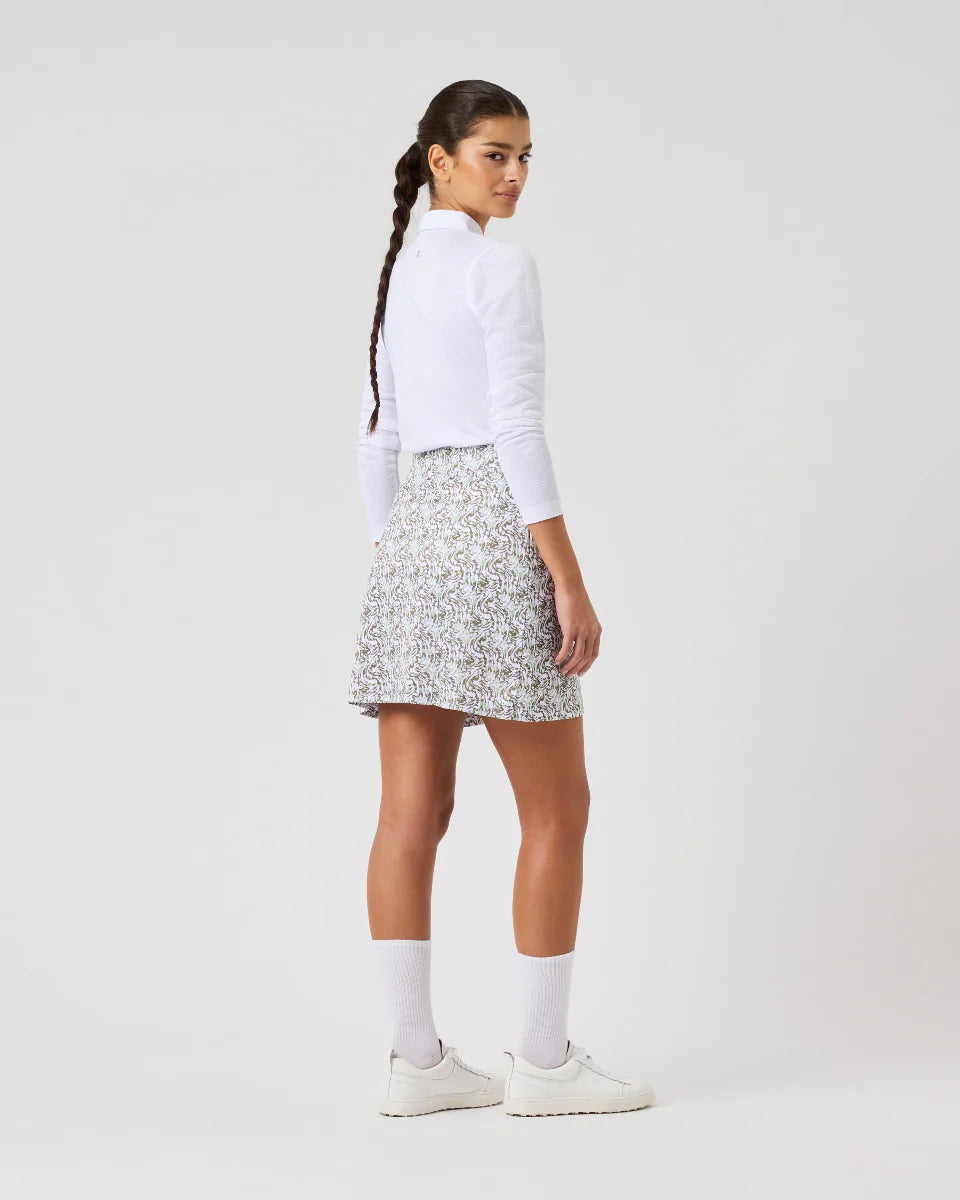 Daily Sports Abstract Swirl Wrap Skort [SS26]