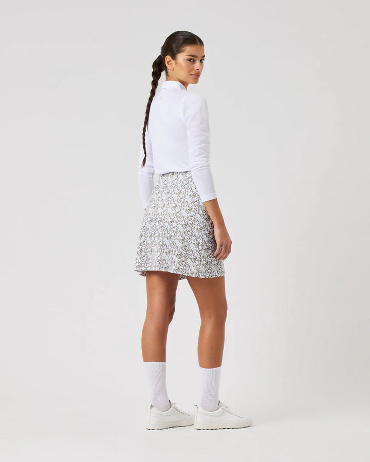 Daily Sports Abstract Swirl Wrap Skort [SS26]