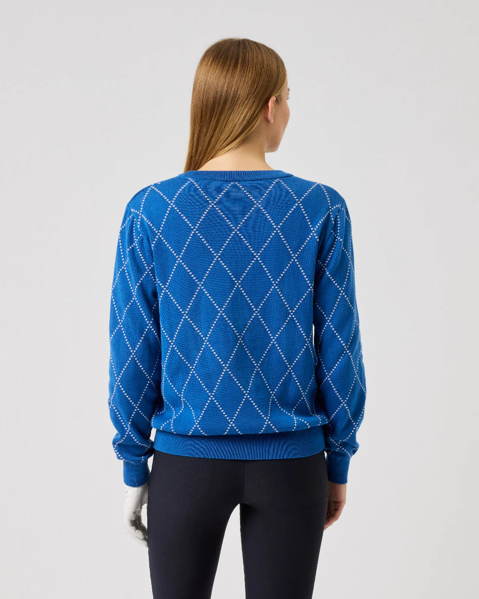 Daily Sports Play Mid-Blue Golf Sweater [SS26]