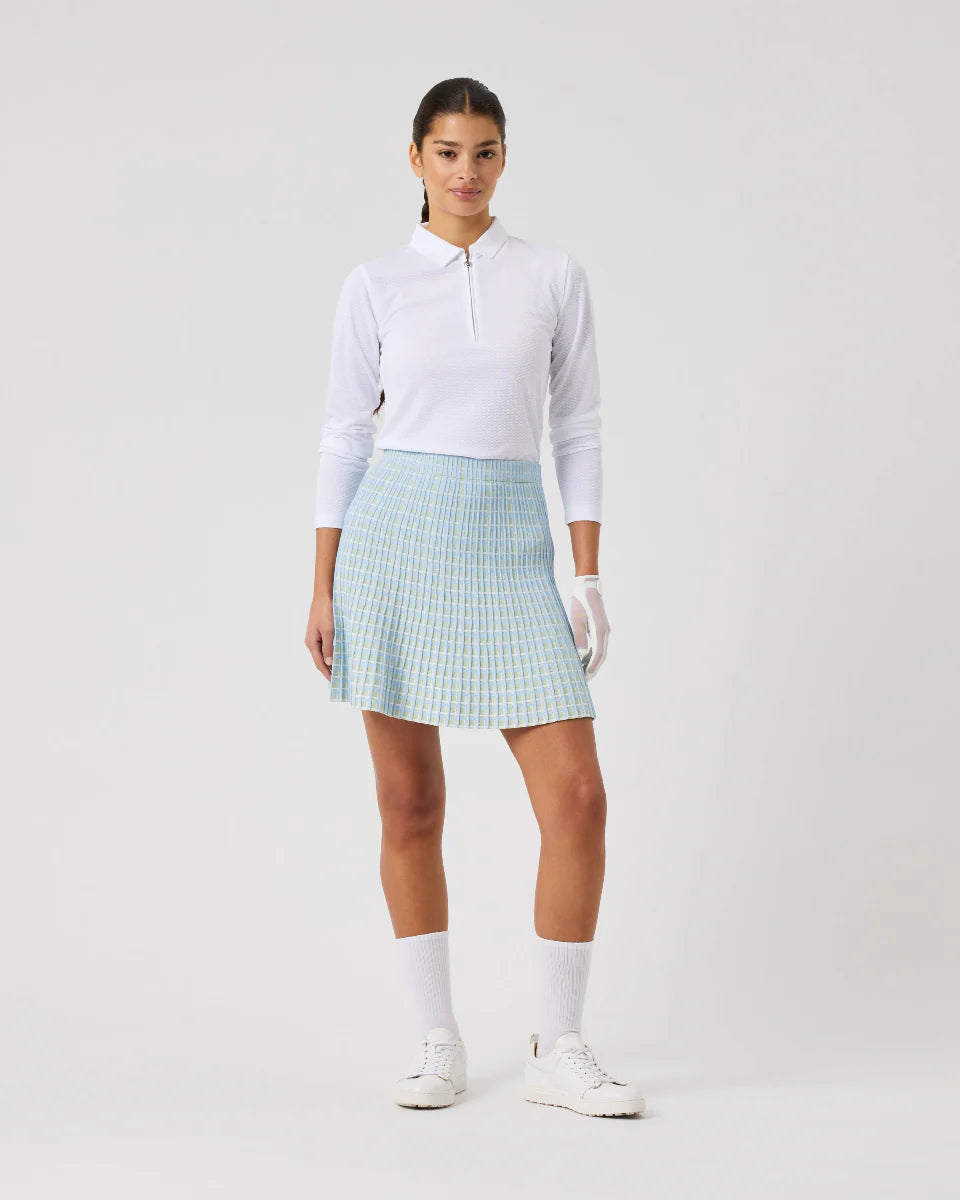 Daily Sports Muted Pistachio Knit Skirt [SS26]