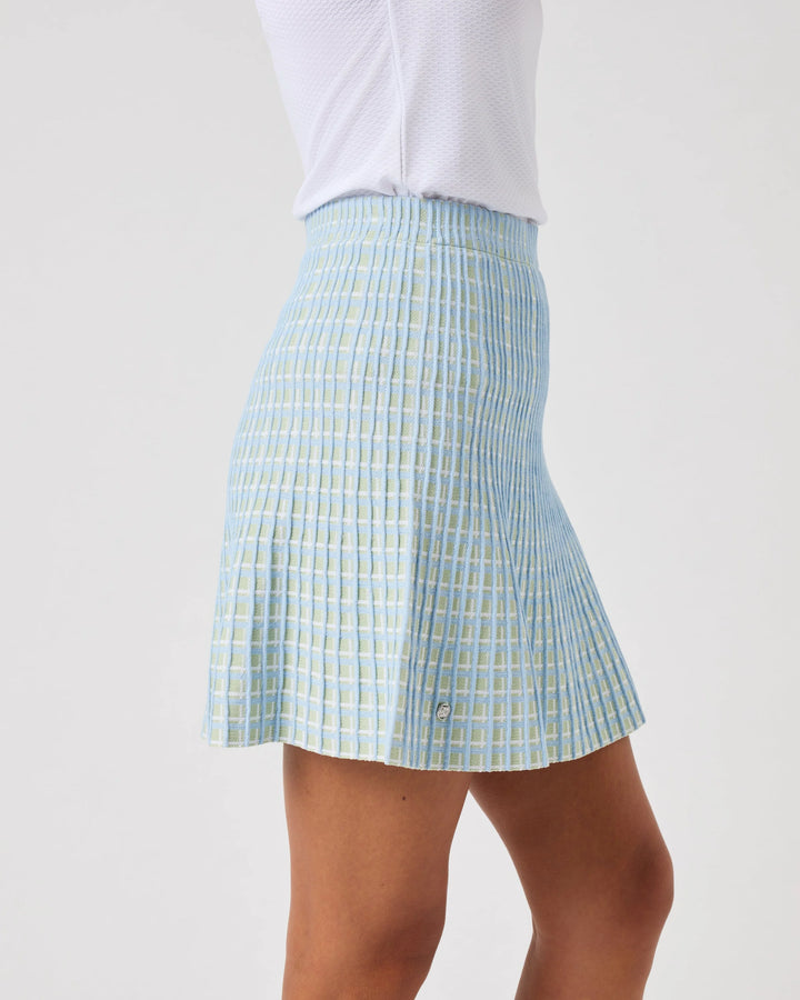 Daily Sports Muted Pistachio Knit Skirt [SS26]