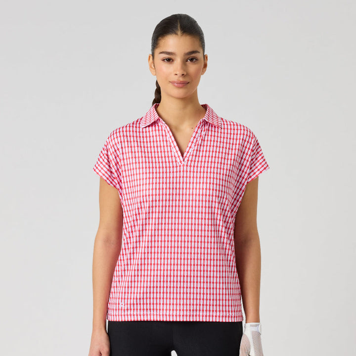 Daily Sports Sunny Geo Air Cap Sleeve Polo