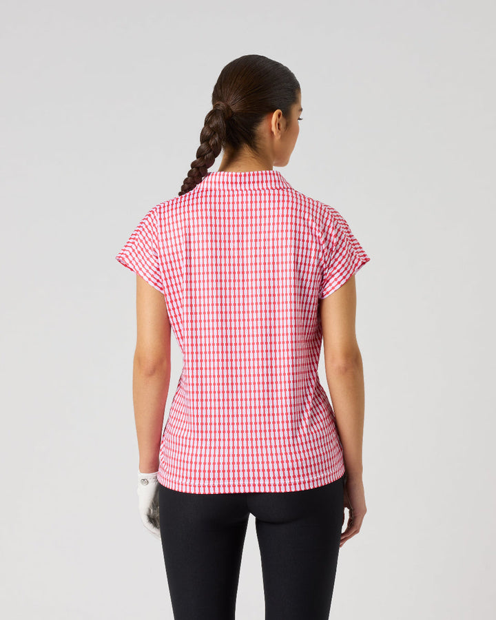 Daily Sports Sunny Geo Air Cap Sleeve Polo