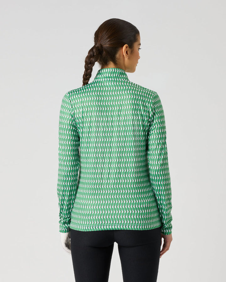Daily Sports Banana Leaf Printed Air Long Sleeve Top