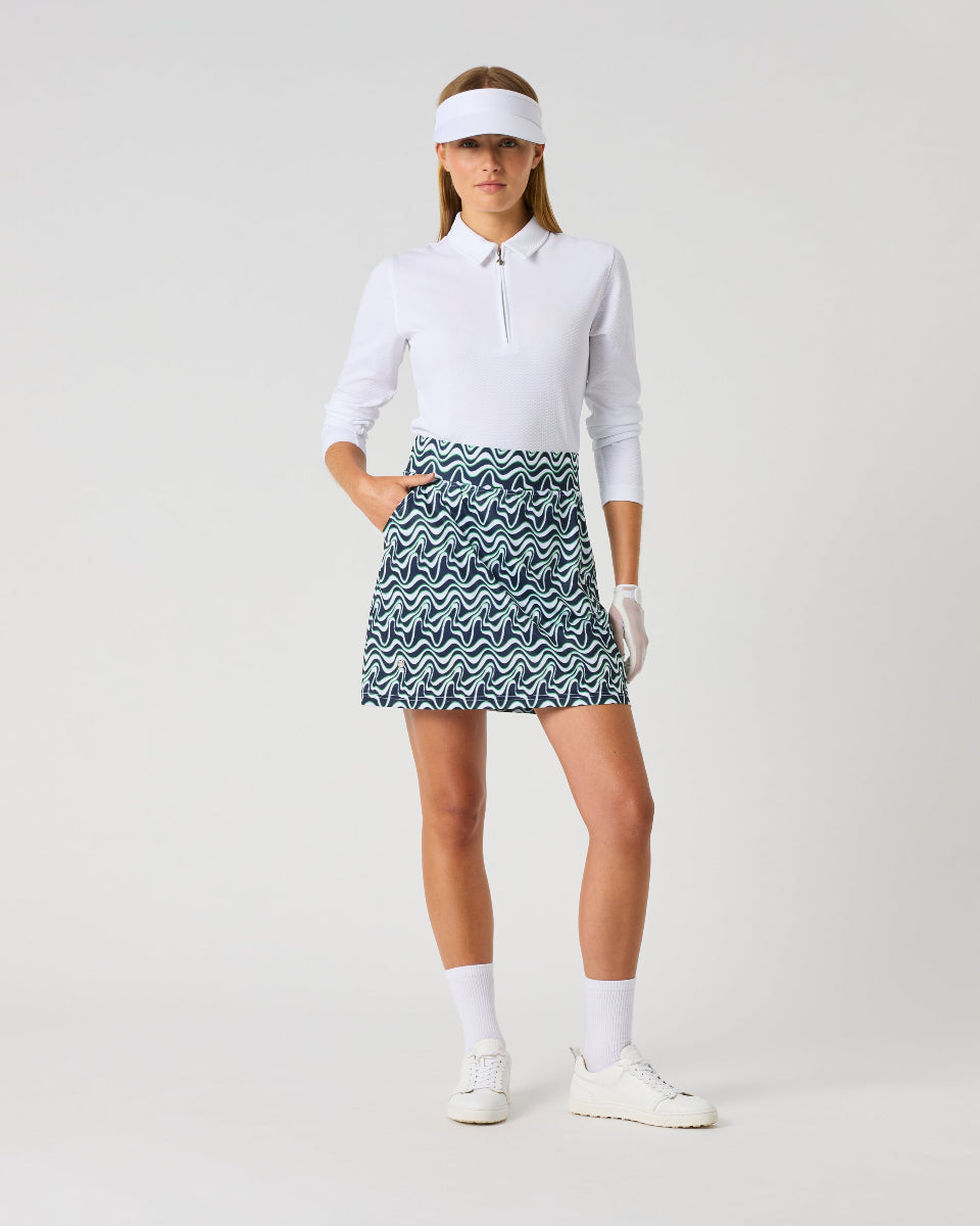 Daily Sports Flair Motion Printed Air Long Skort