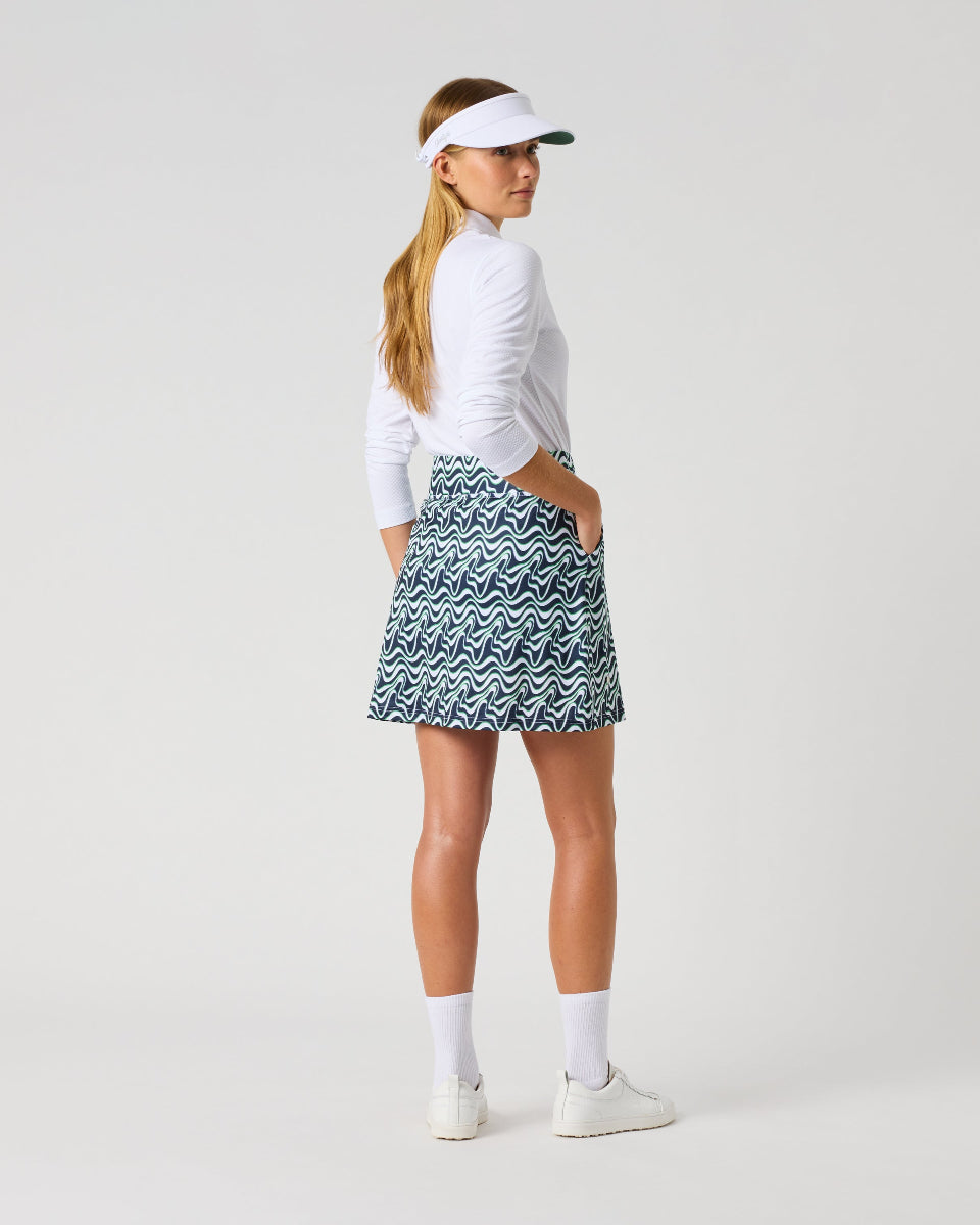 Daily Sports Flair Motion Printed Air Long Skort