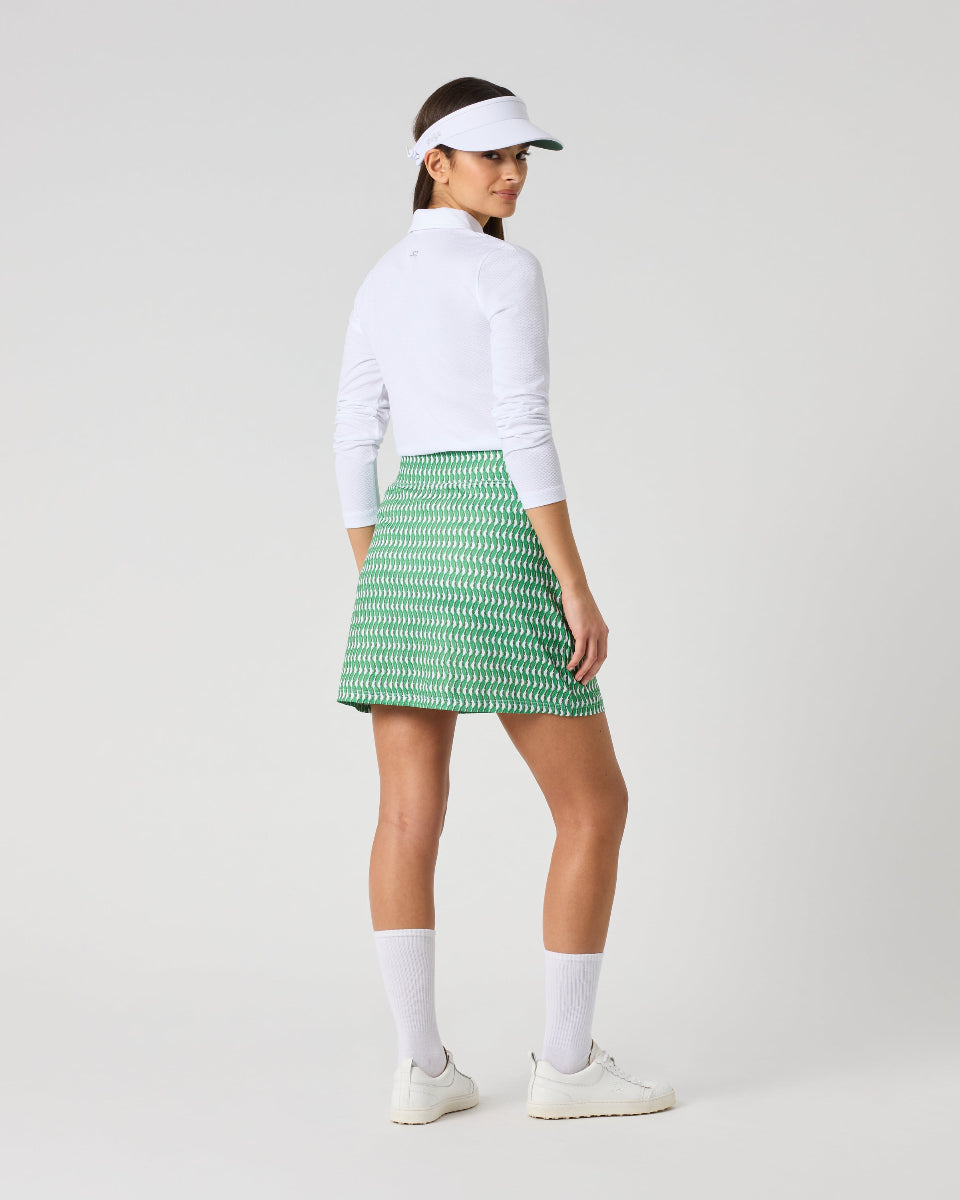Banana Leaf Printed Air 15" Short Skort