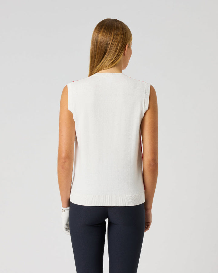 Daily Sports Sunny Geo Jacquard V-Neck Vest
