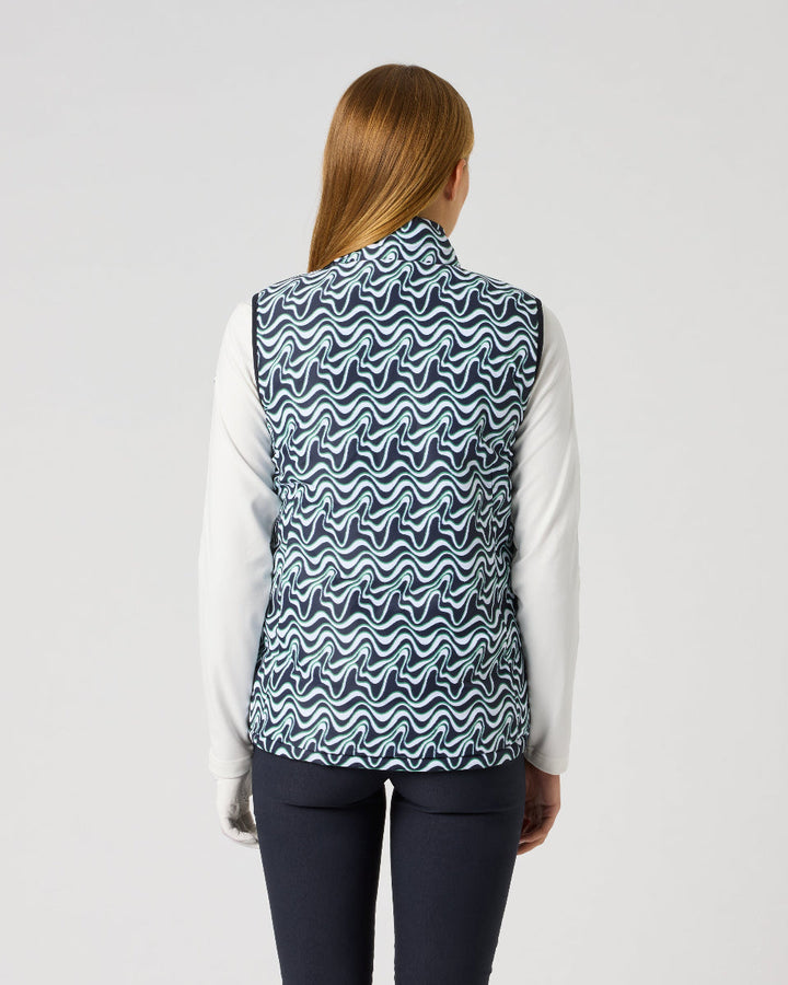 Daily Sports Reversible Dark Navy Flair Motion Padded Vest