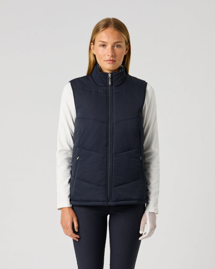 Daily Sports Reversible Dark Navy Flair Motion Padded Vest