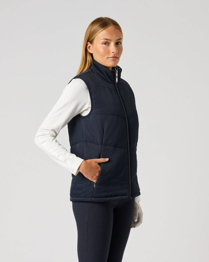 Daily Sports Reversible Dark Navy Flair Motion Padded Vest