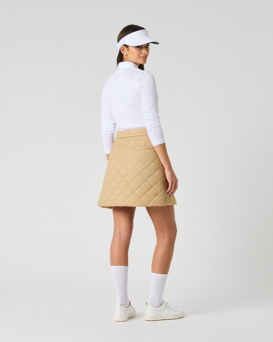 Daily Sports Quilted Bark Wrap Over Skirt