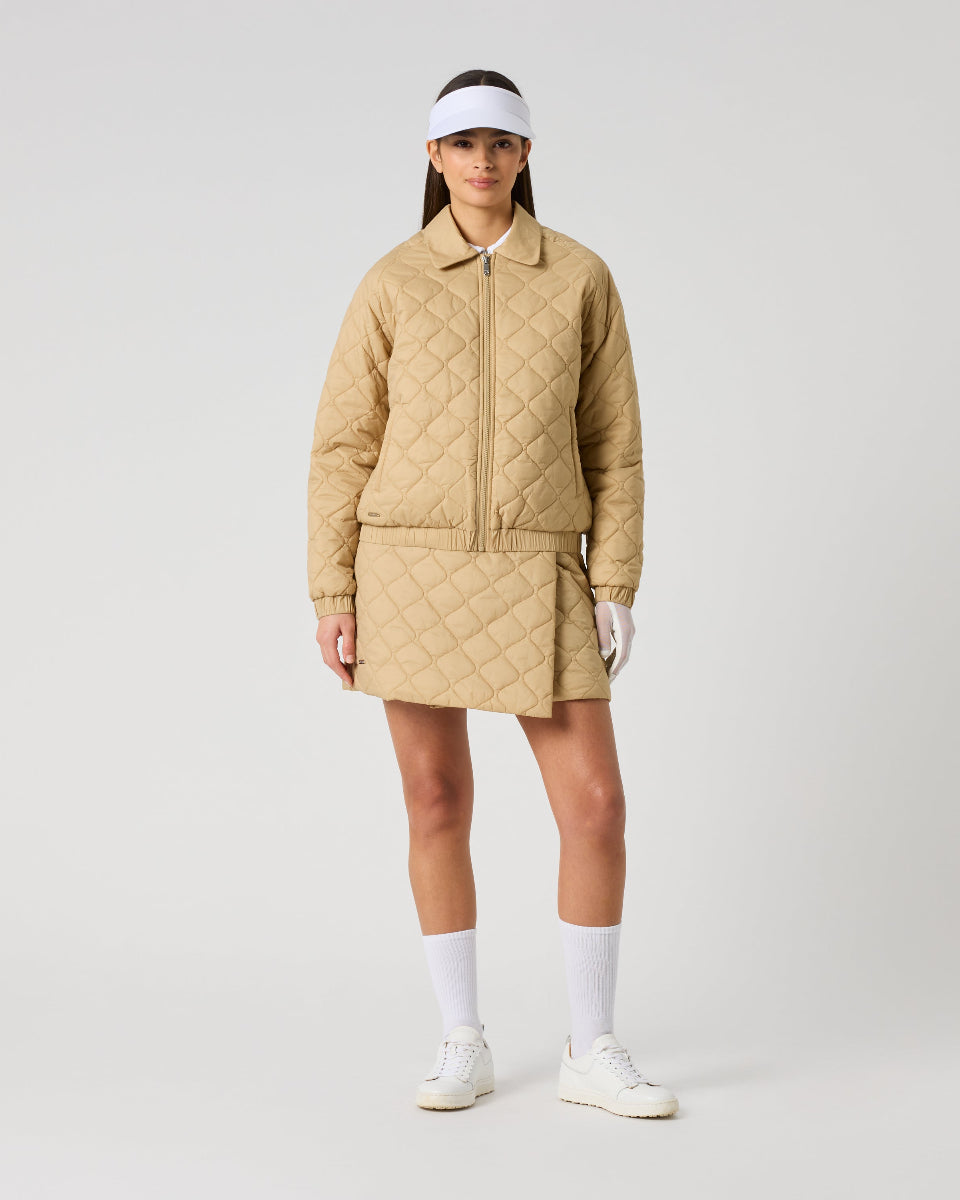 Daily Sports Quilted Bark Wrap Over Skirt