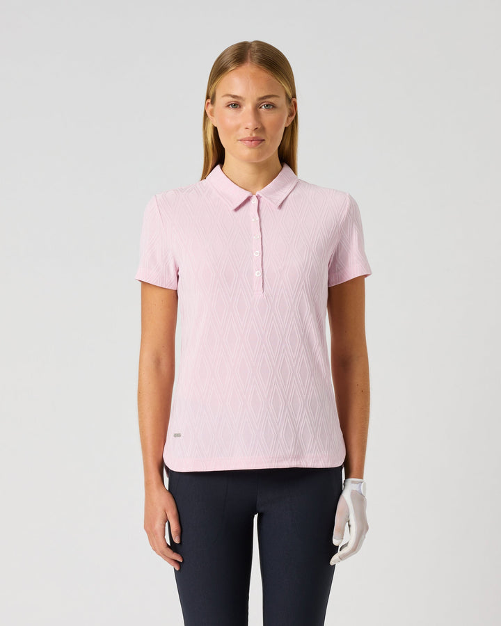 Daily Sports Graphic Jacquard Short Sleeve Polo