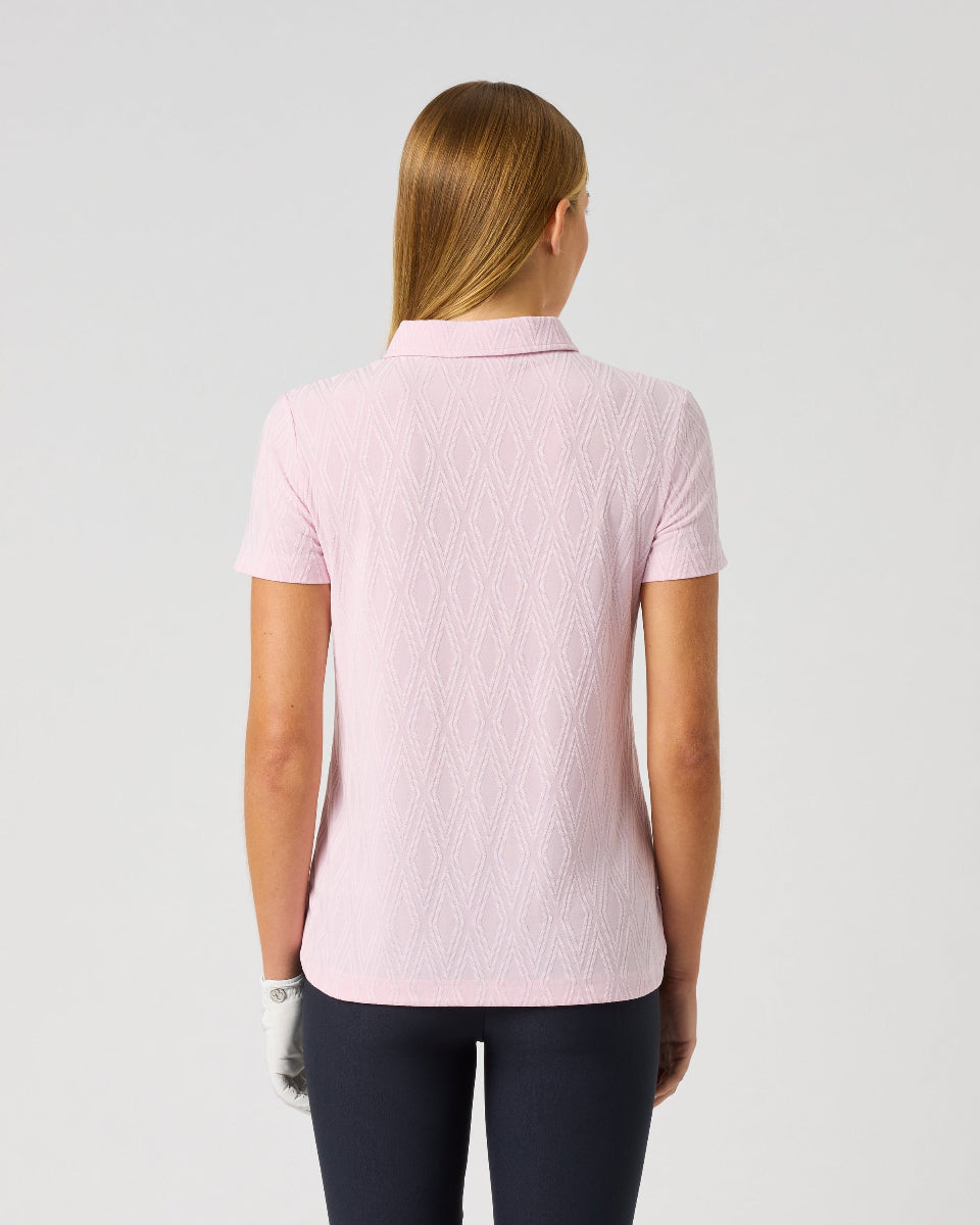Daily Sports Graphic Jacquard Short Sleeve Polo