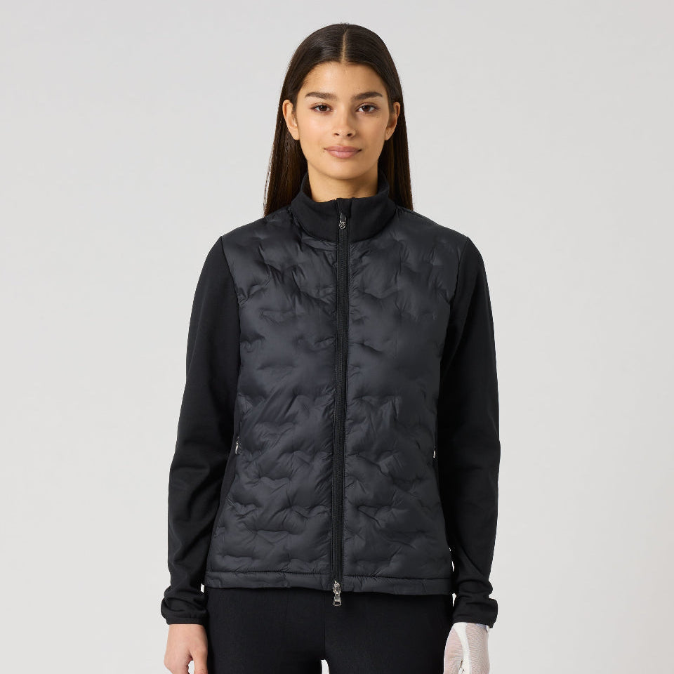 Daily Sports Quilt Hybrid Black Jacket