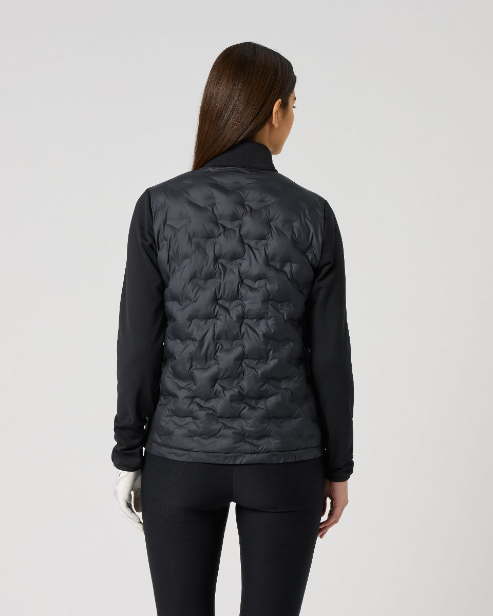 Daily Sports Quilt Hybrid Black Jacket