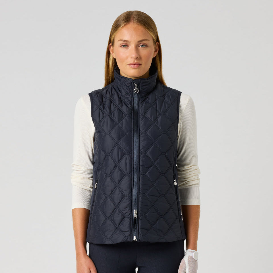 Daily Sports Quilt Dark Navy Padded Vest