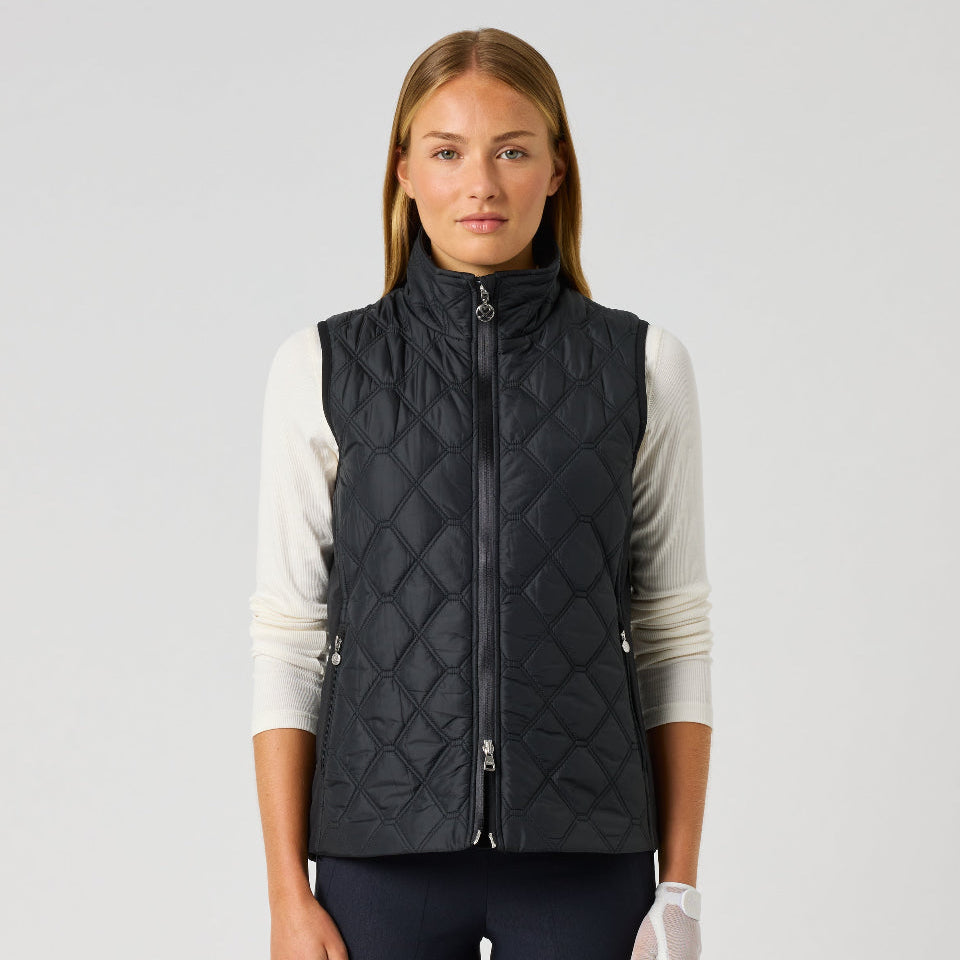 Daily Sports Quilt Black Padded Vest