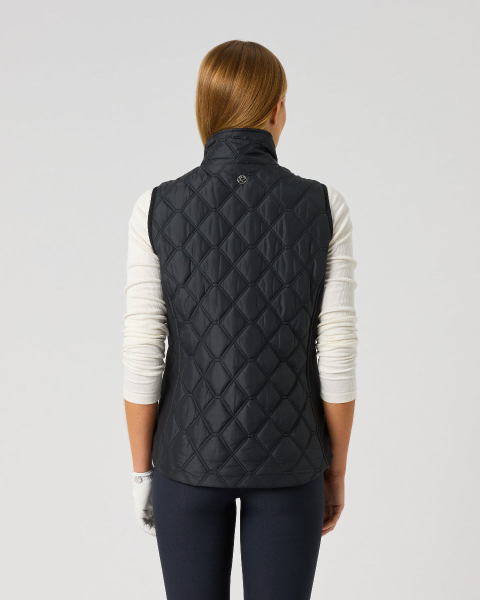 Daily Sports Quilt Black Padded Vest