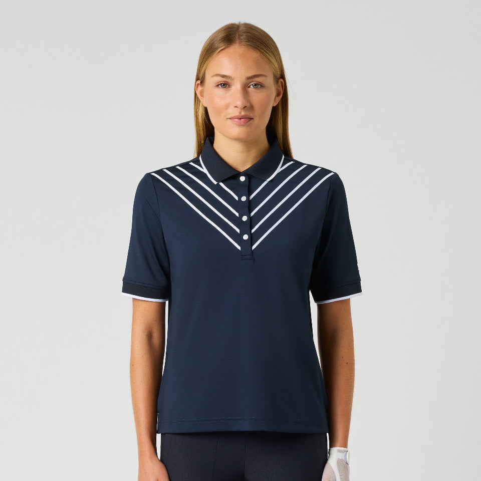 Daily Sports Ribbon Half Sleeve Polo