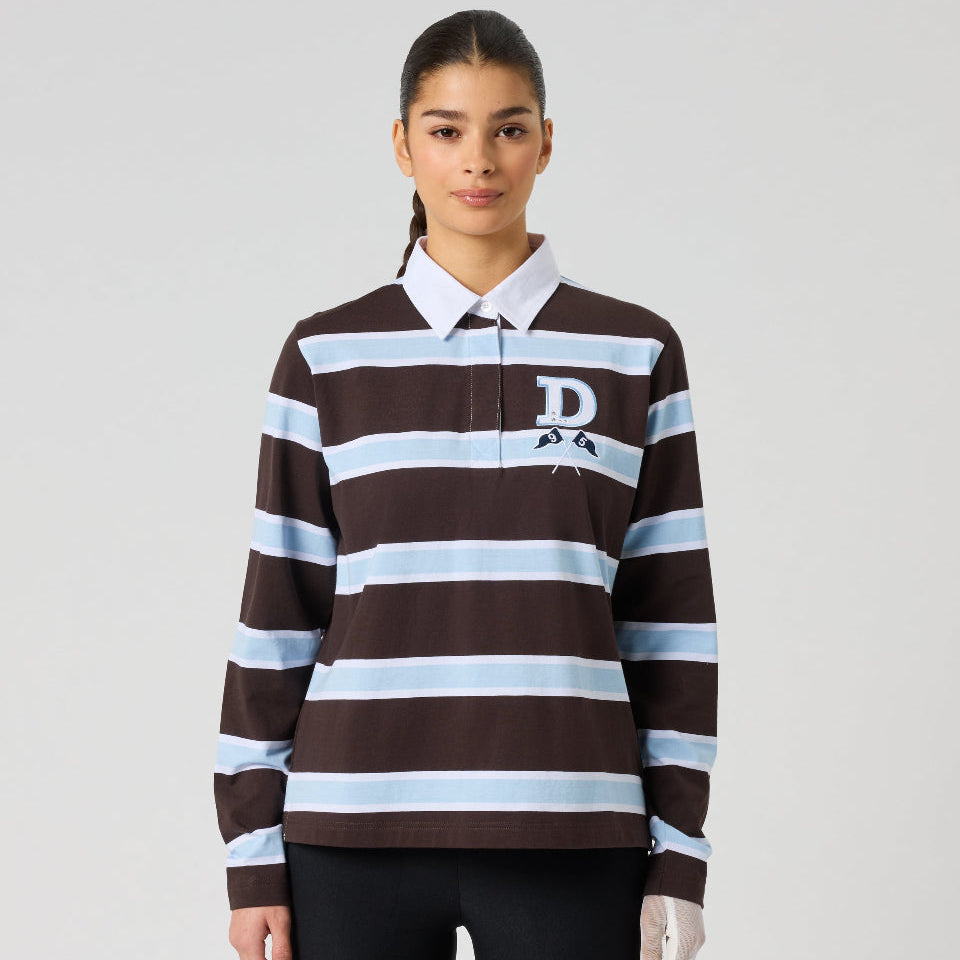 Daily Sports Rugby Brownie Long Sleeve Polo