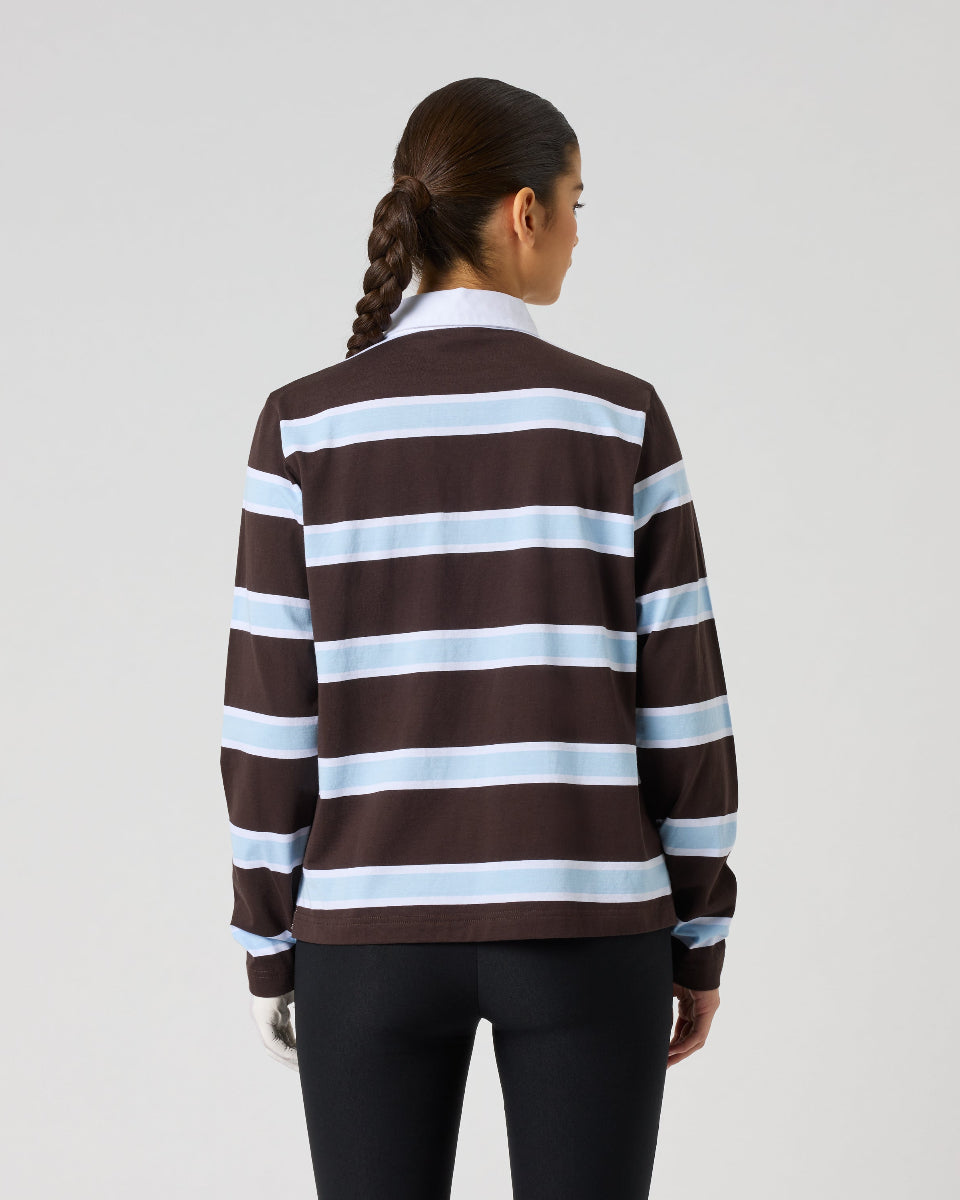 Daily Sports Rugby Brownie Long Sleeve Polo