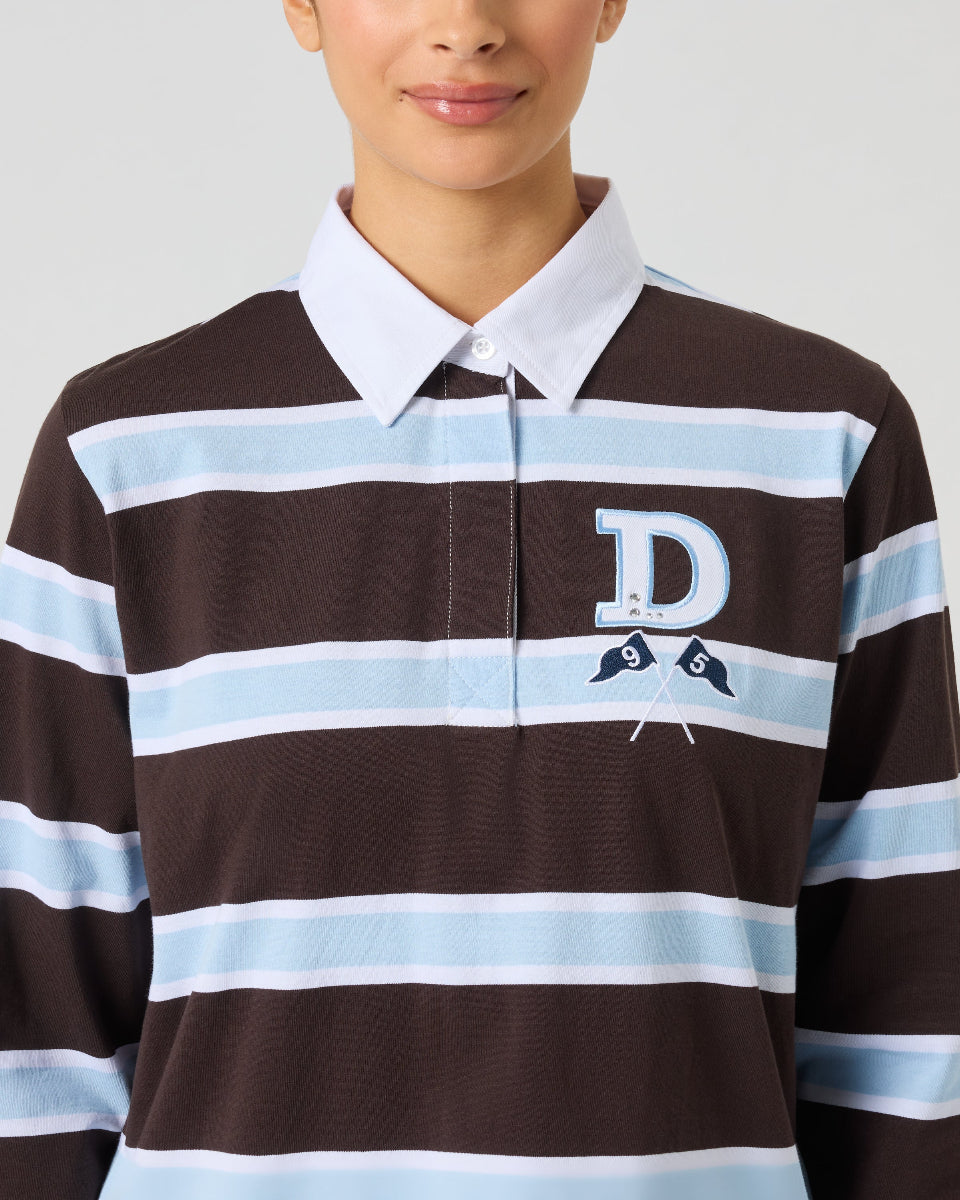 Daily Sports Rugby Brownie Long Sleeve Polo